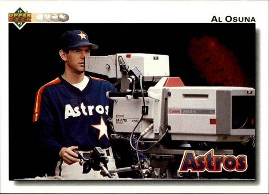 Al Osuna 1992 Upper Deck MLB #259 Baseball Card Houston Astros