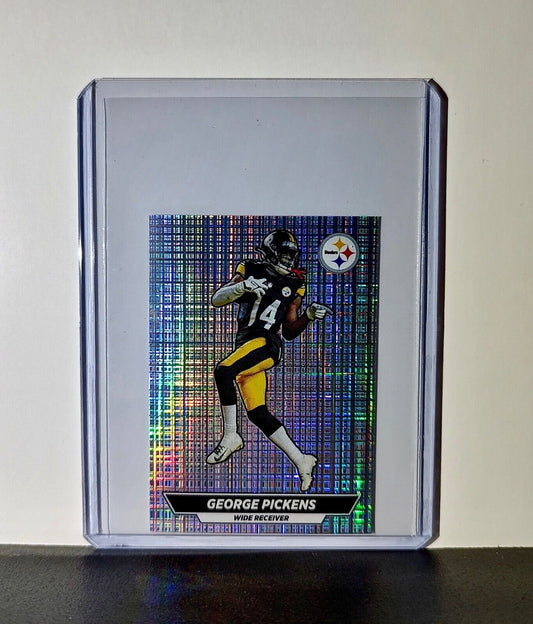 George Pickens 2024 Panini NFL Sticker #154 Foil Pittsburgh Steelers
