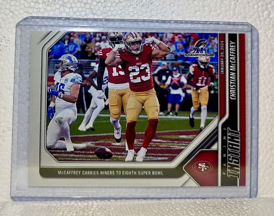 Christian McCaffrey 2023 Panini Football #162 Card 49ers NFC Champions 1 of 217