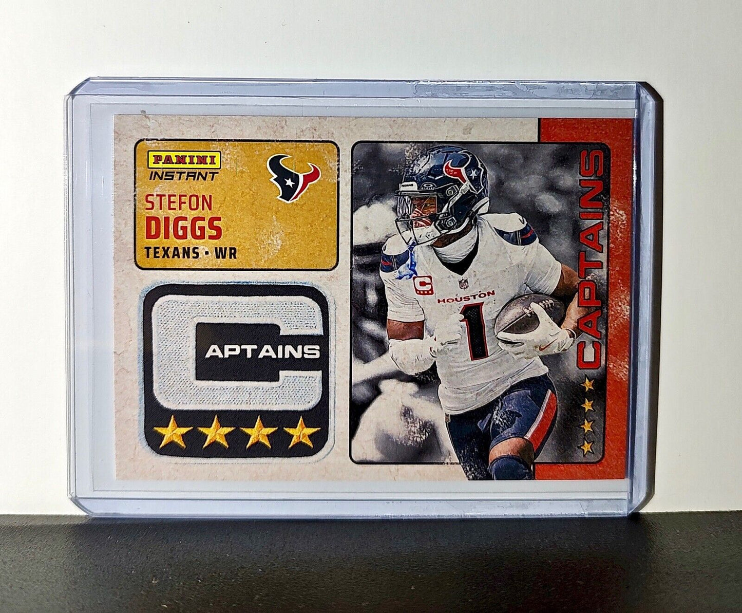 Stefon Diggs 2024 Panini Captains NFL #35 Card Houston Texans 1/351