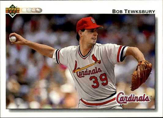 Bob Tewksbury 1992 Upper Deck MLB #512 Baseball Card St. Louis Cardinals