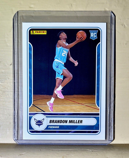 Brandon Miller 2023-24 Panini NBA Basketball #97 Rookie Card Charlotte Hornets