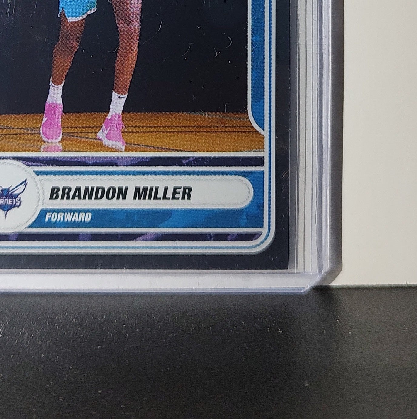Brandon Miller Rookie 2023-24 Panini NBA Sticker Foil Card #72 Charlotte Hornets