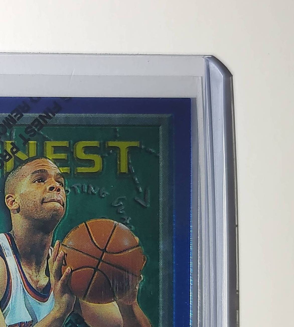 Hubert Davis 1995-96 Topps Finest NBA #213 Card New York Knicks