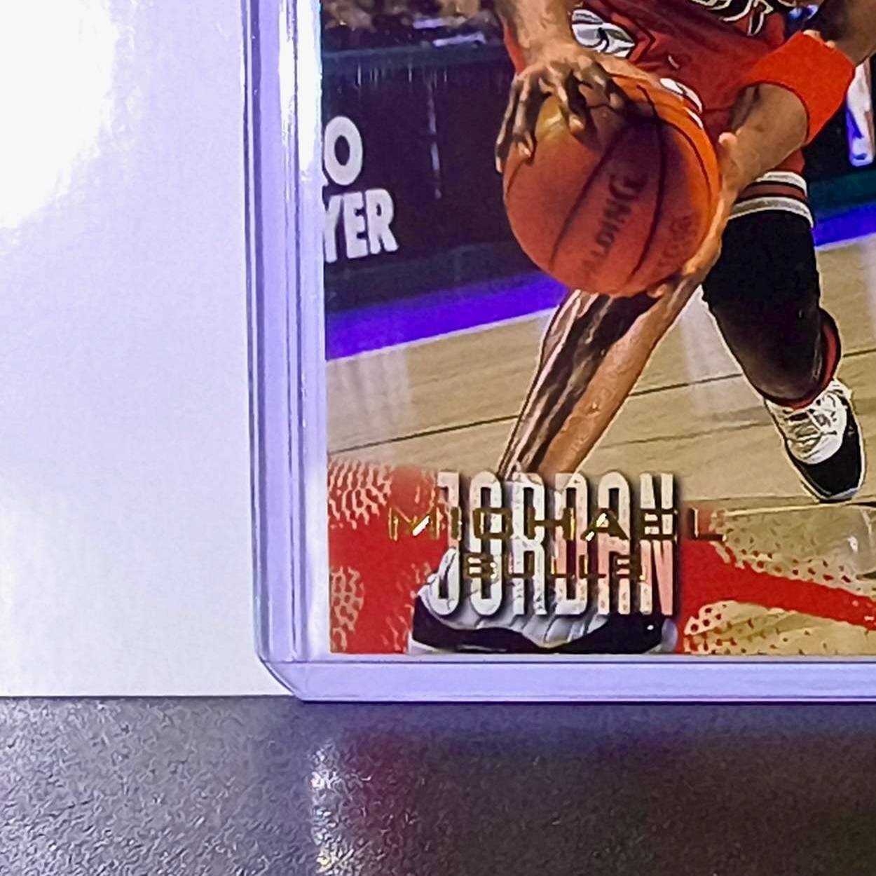 Michael Jordan 1996-97 Fleer #13 Basketball Card Chicago Bulls