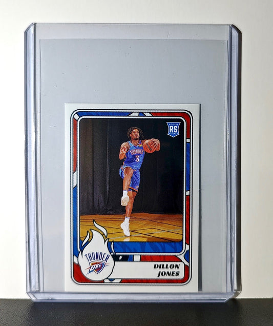 Dillon Jones Rookie 2024-25 Panini NBA #421 Sticker Card Oklahoma City Thunder