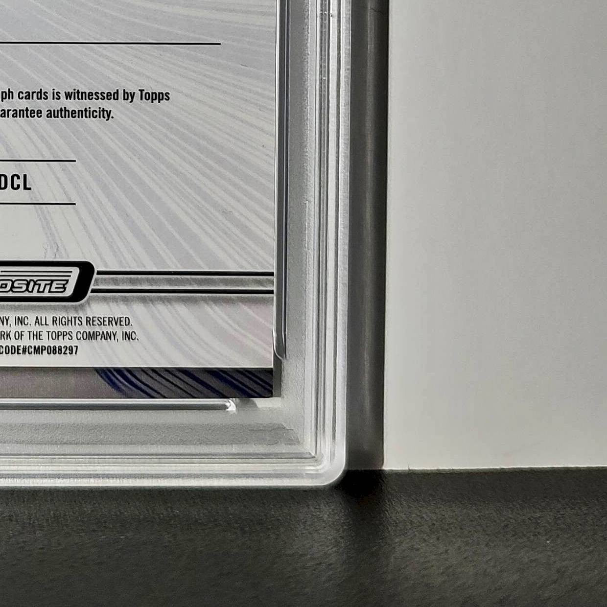 Dallas Clark 2023 Topps Resurgence #RA-DCL White Surge 38/125 PSA 9 Auto 10