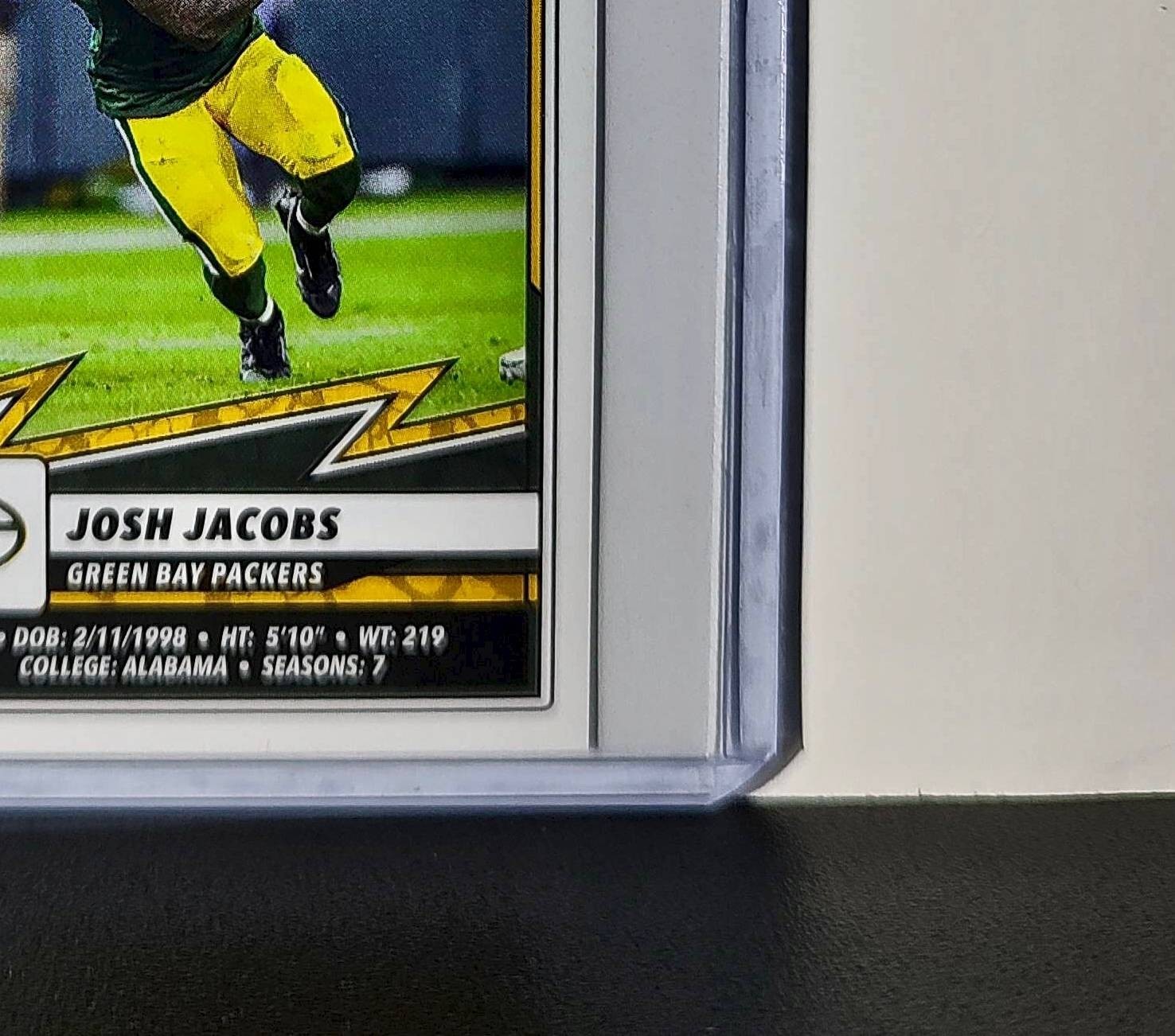 Josh Jacobs 2025 Panini NFL #393 Sticker Green Bay Packers