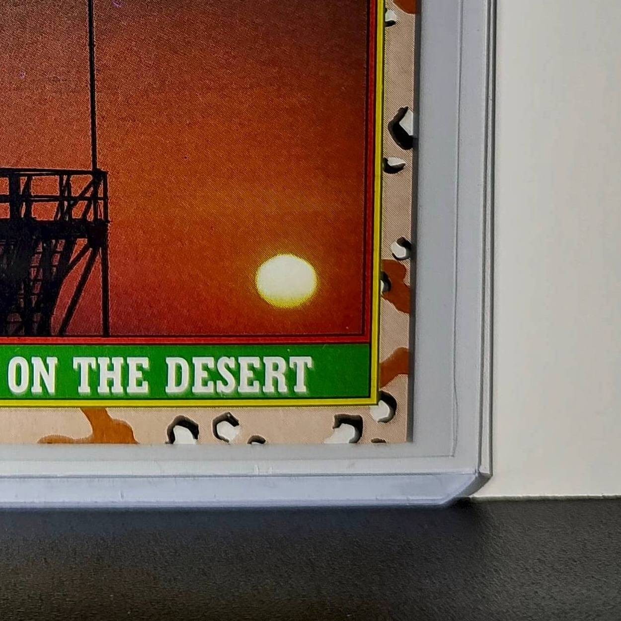Sunset on the Desert 1991 Topps Desert Storm #42 Card