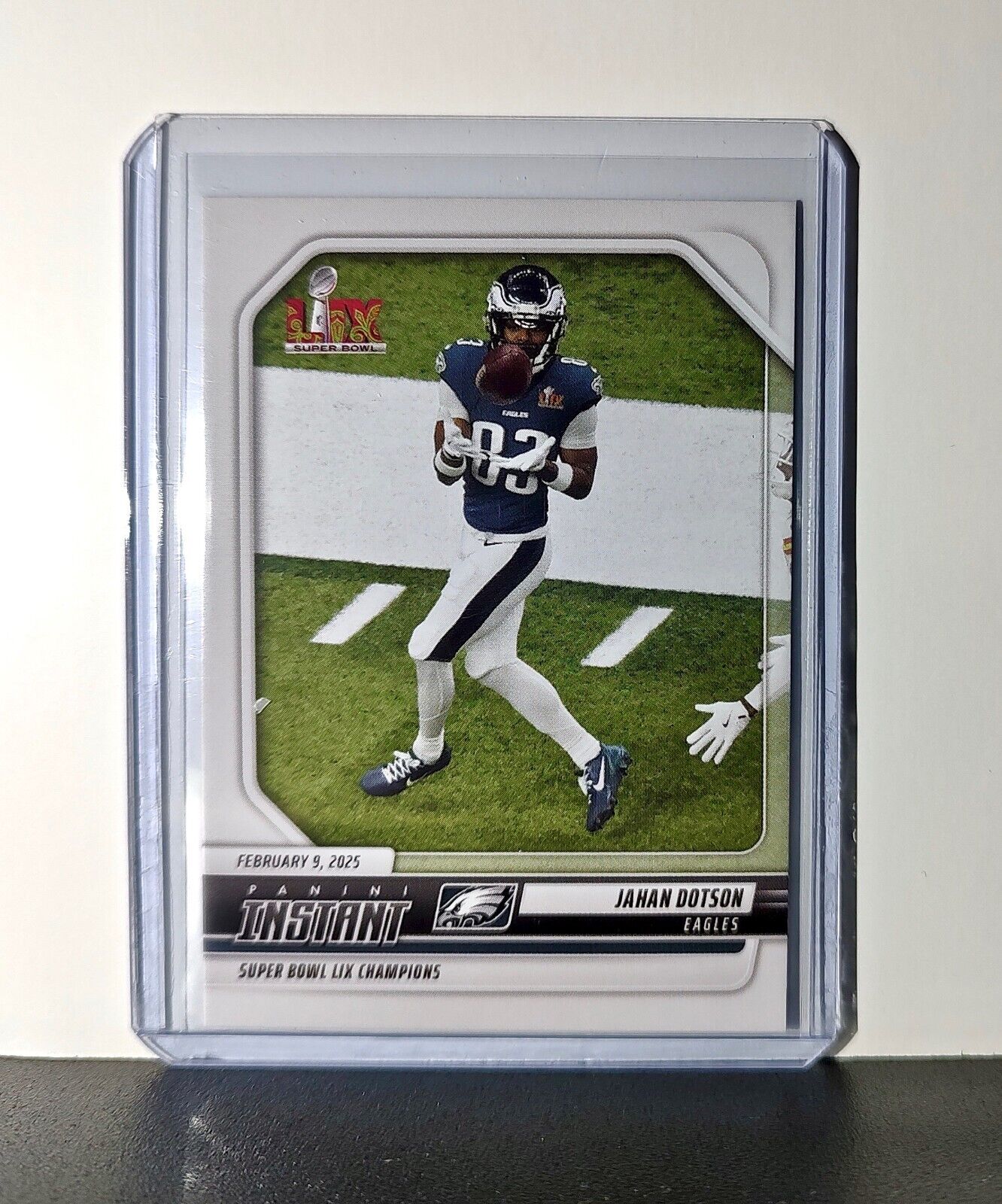 Jahan Dotson 2024 Panini Super Bowl LIX Champions NFL #6 Football Card Eagles
