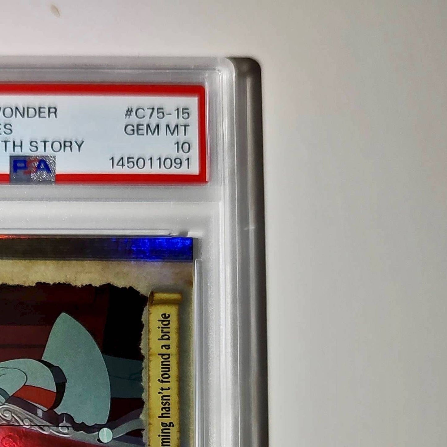 The King fumes! 2025 Topps Disney #C75-15 PSA 10 Gem Mint