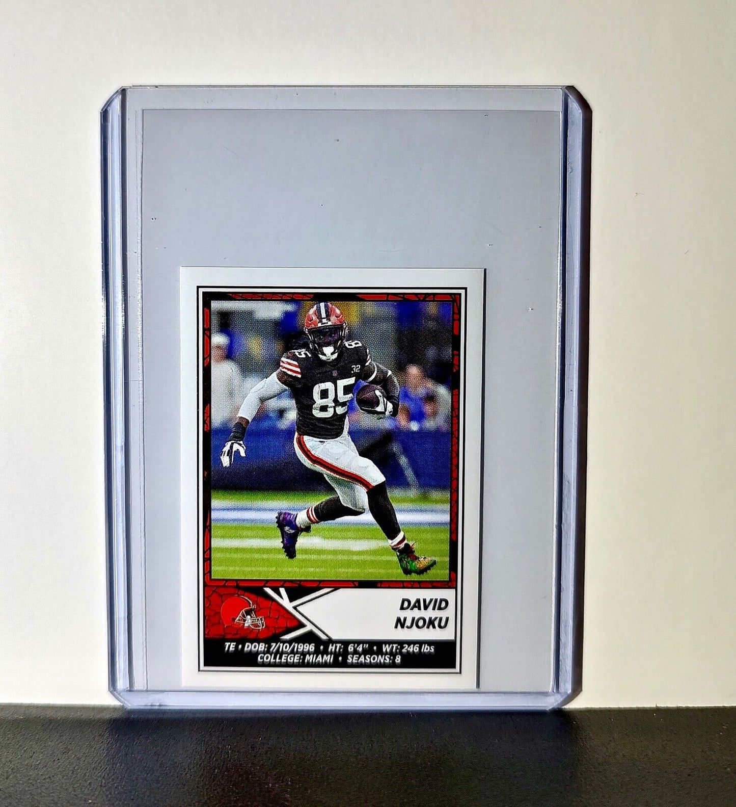 David Njoku 2024 Panini NFL Sticker #144 Cleveland Browns