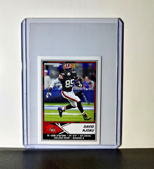 David Njoku 2024 Panini NFL Sticker #144 Cleveland Browns