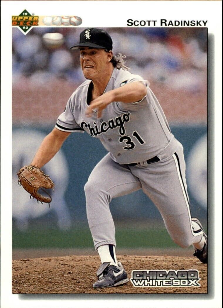 Scott Radinsky 1992 Upper Deck MLB #594 Baseball Card Chicago White Sox