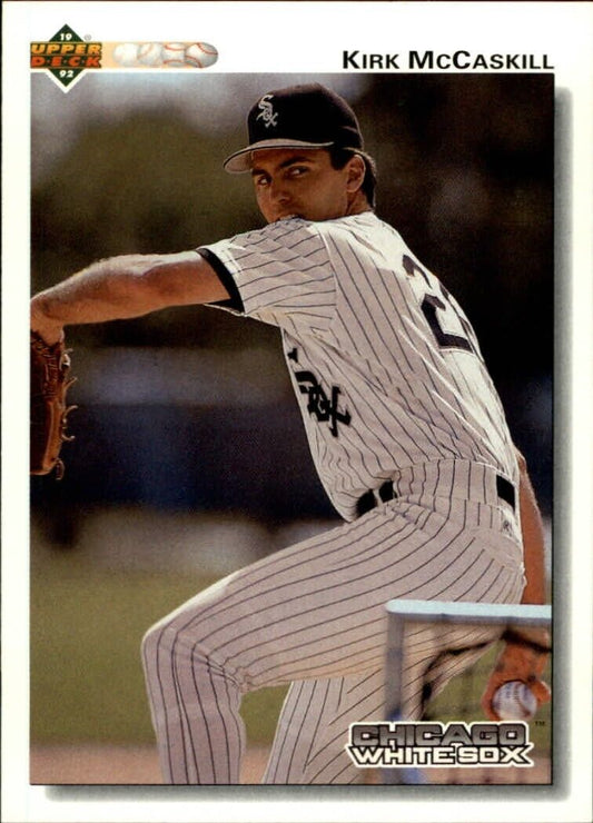 Kirk McCaskill 1992 Upper Deck MLB #722 Baseball Card Chicago White Sox