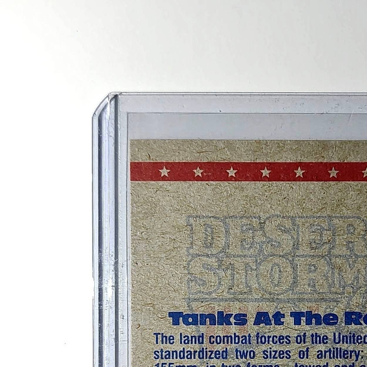 Tanks Take a Stronghold 1991 Topps Desert Storm #40 Card
