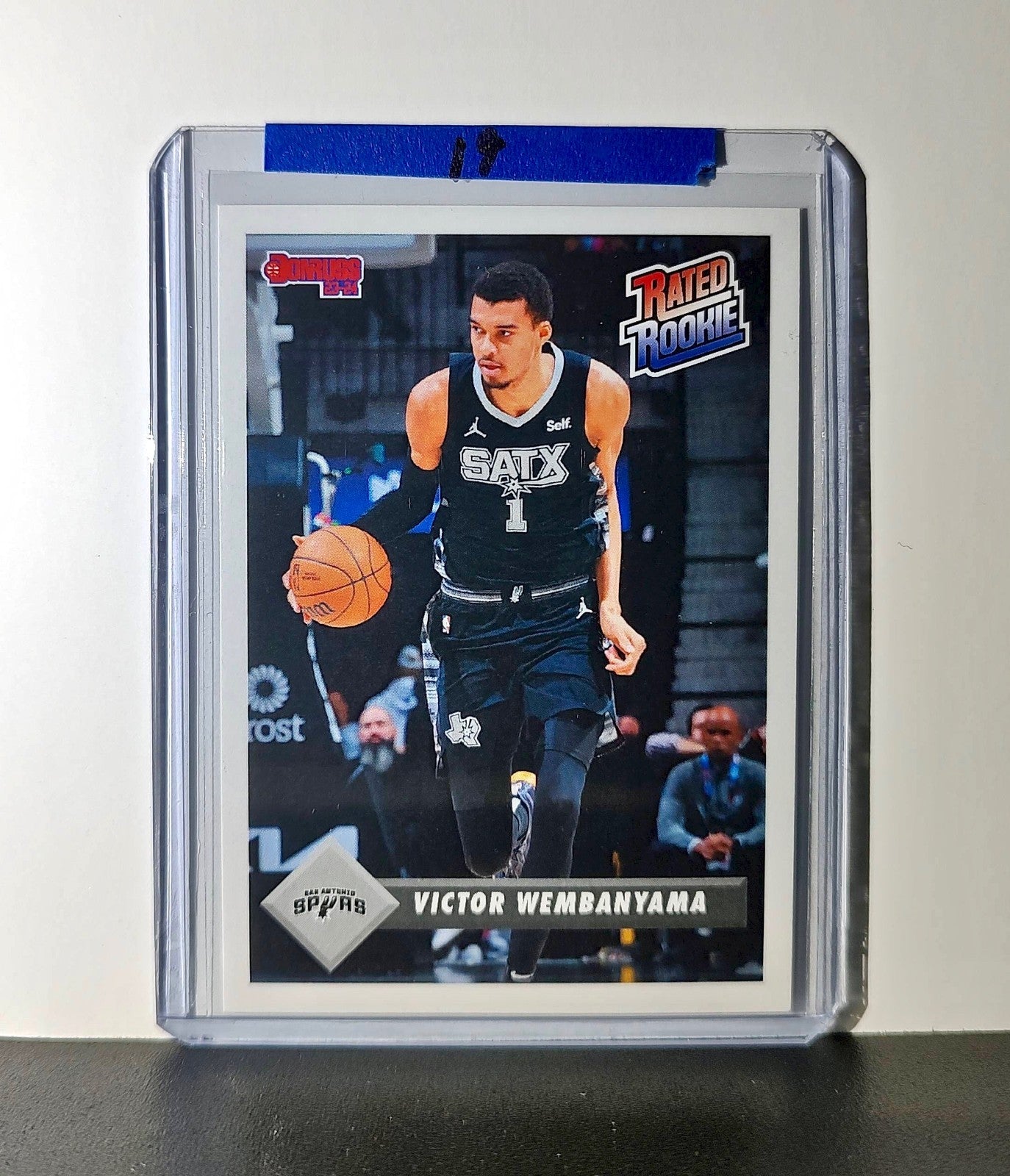 Victor Wembanyama Rookie 2023-24 Panini Donruss Rated Rookie #1 Basketball Card