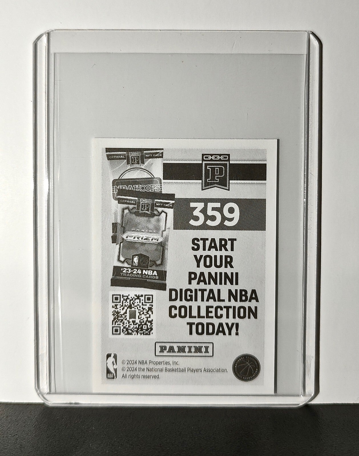 LeBron James 2024-25 Panini NBA #359 Sticker Card Los Angeles Lakers