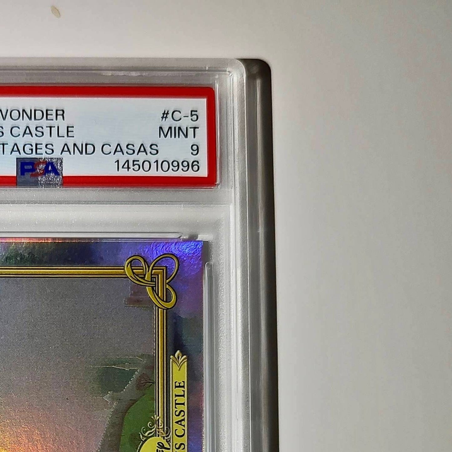 King Stefan's Castle 2025 Topps Disney #C-5 Card Sleeping Beauty PSA 9 MT