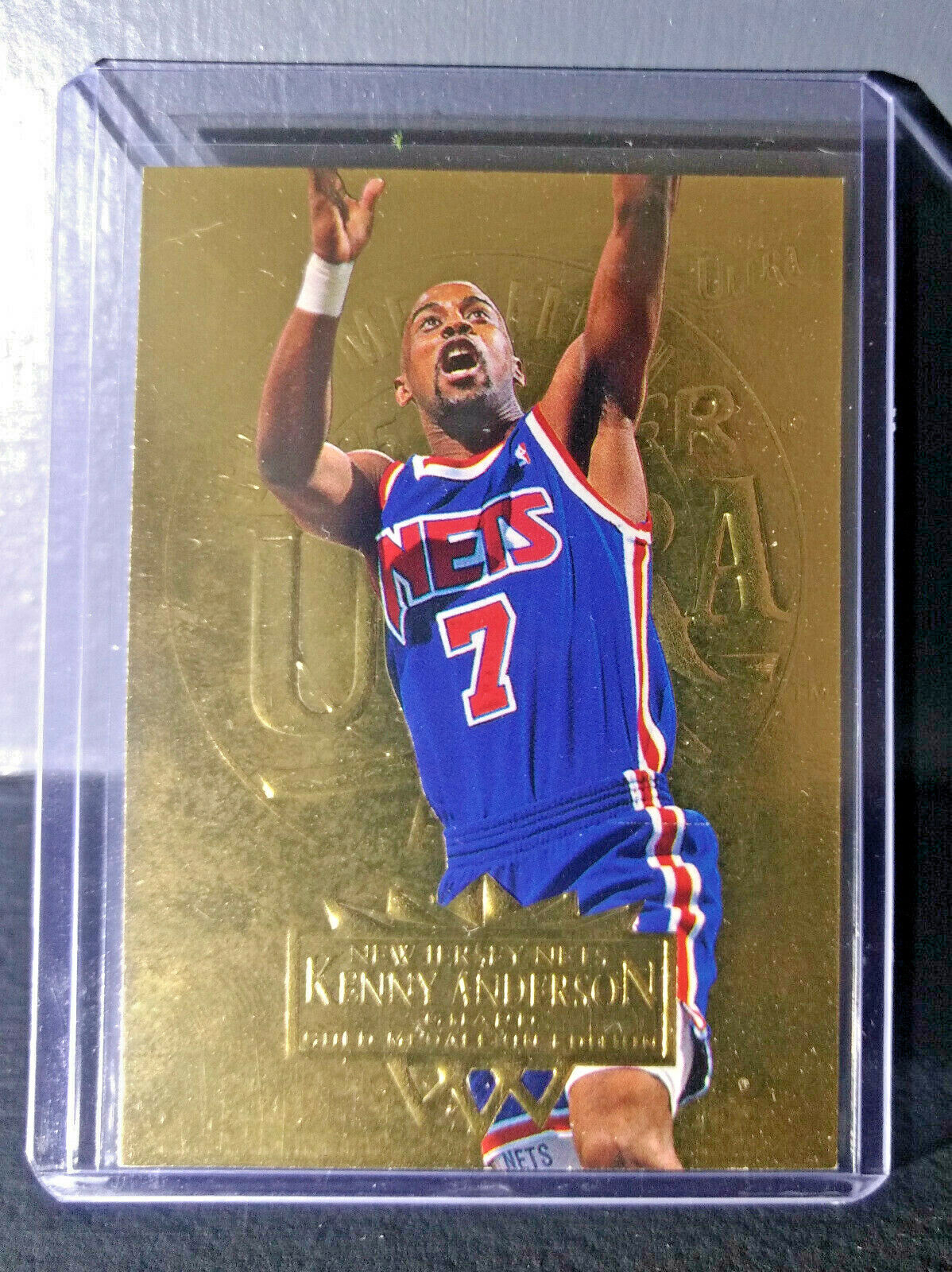 1995-96 Kenny Anderson Fleer Ultra Gold Medallion #111 Basketball Card