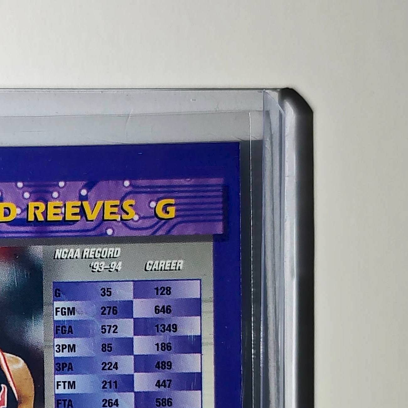 Khalid Reeves Rookie 1994-95 Topps Finest #303 Card