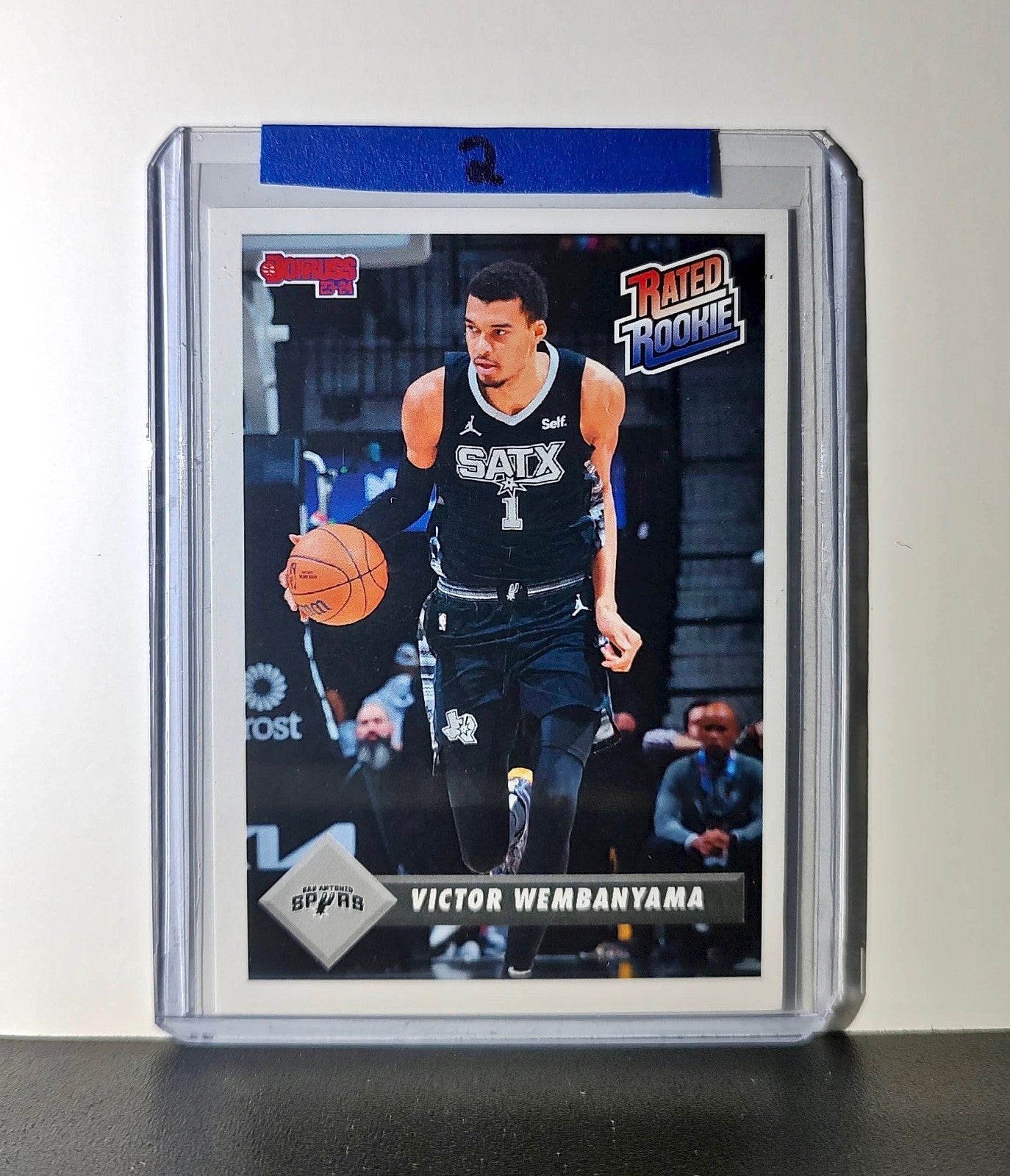 Victor Wembanyama Rookie 2023-24 Panini Donruss Rated Rookie #1 Basketball Card