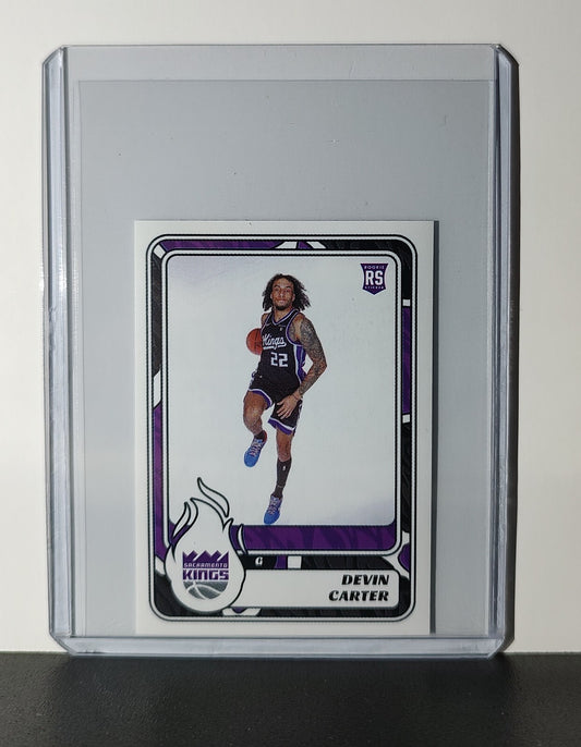 Devin Carter Rookie 2024-25 Panini NBA #460 Sticker Card Sacramento Kings