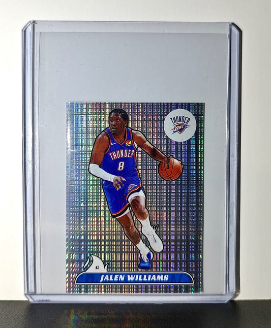 Jalen Williams 2024-25 Panini NBA #422 Foil Sticker Card Oklahoma City Thunder