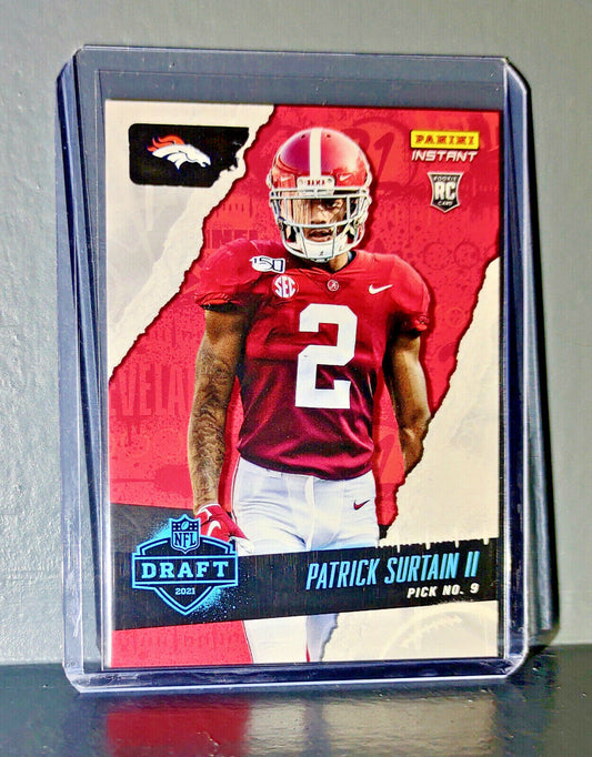 Patrick Surtain II 2021 Panini NFL Instant Draft Night #8 Rookie Card 1 of 1034