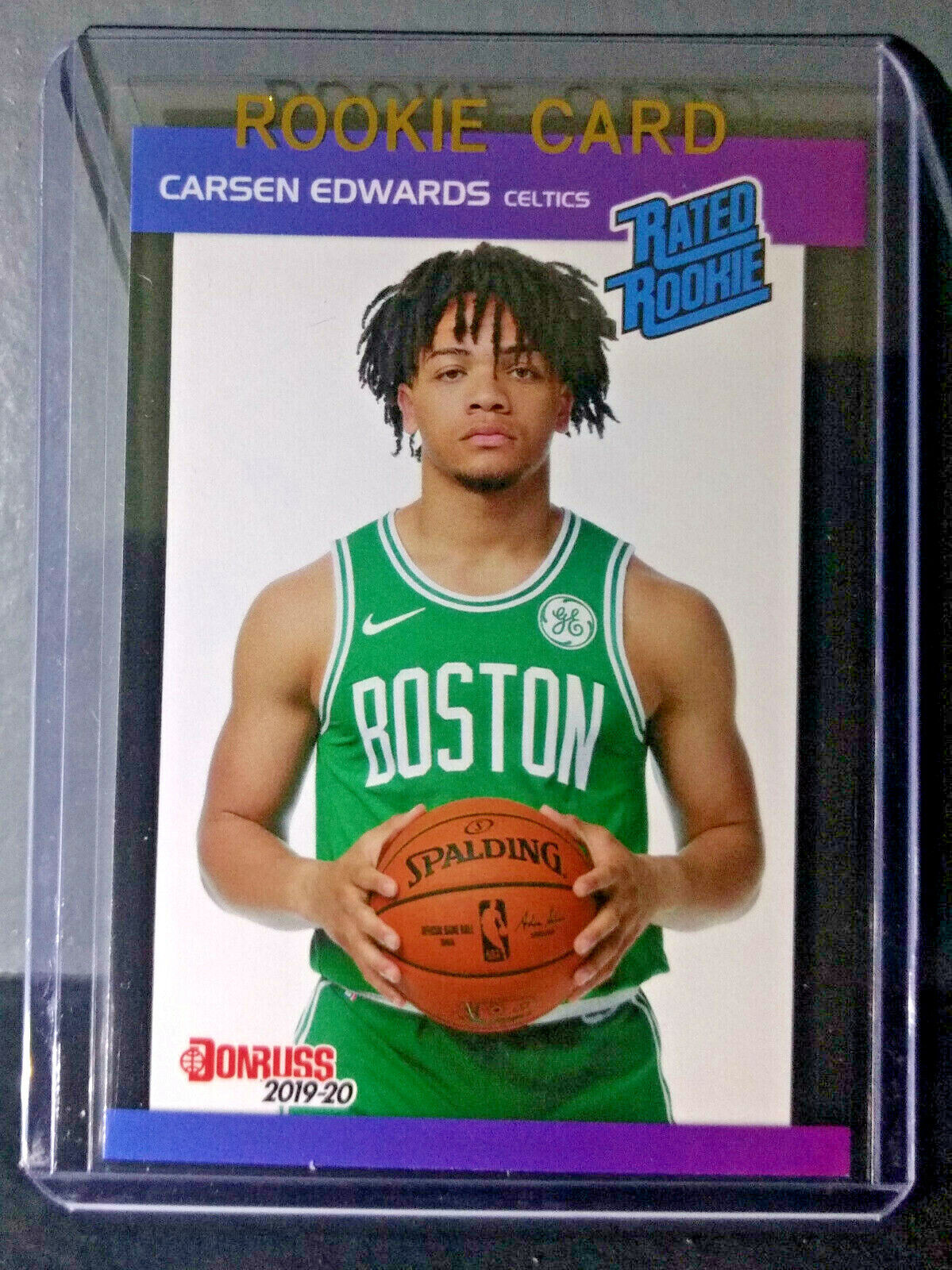 Carsen Edwards 2019-2020 Panini NBA #27 Rated Rookie Retro Card 1/3431