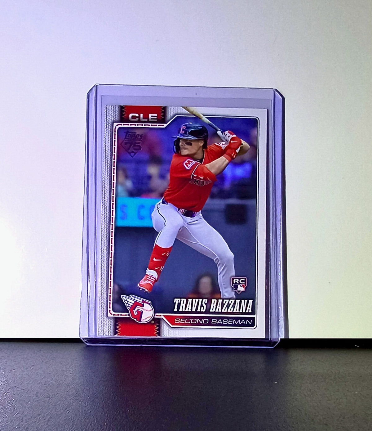 Travis Bazzana Rookie 2026 Topps Update MLB #US75 Card Cleveland Guardians