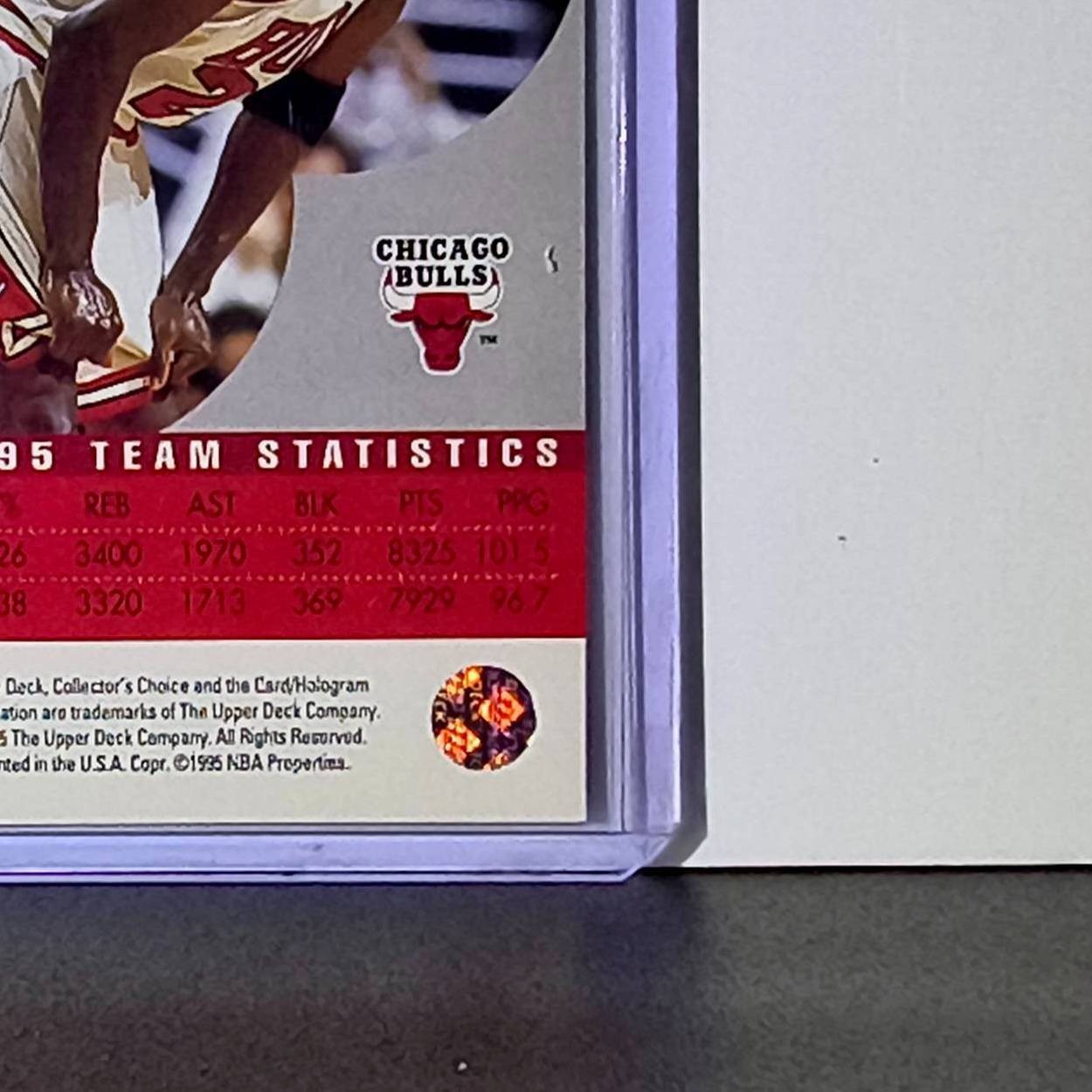 Michael Jordan 1995-96 Collector's Choice #324 Basketball Card Chicago Bulls
