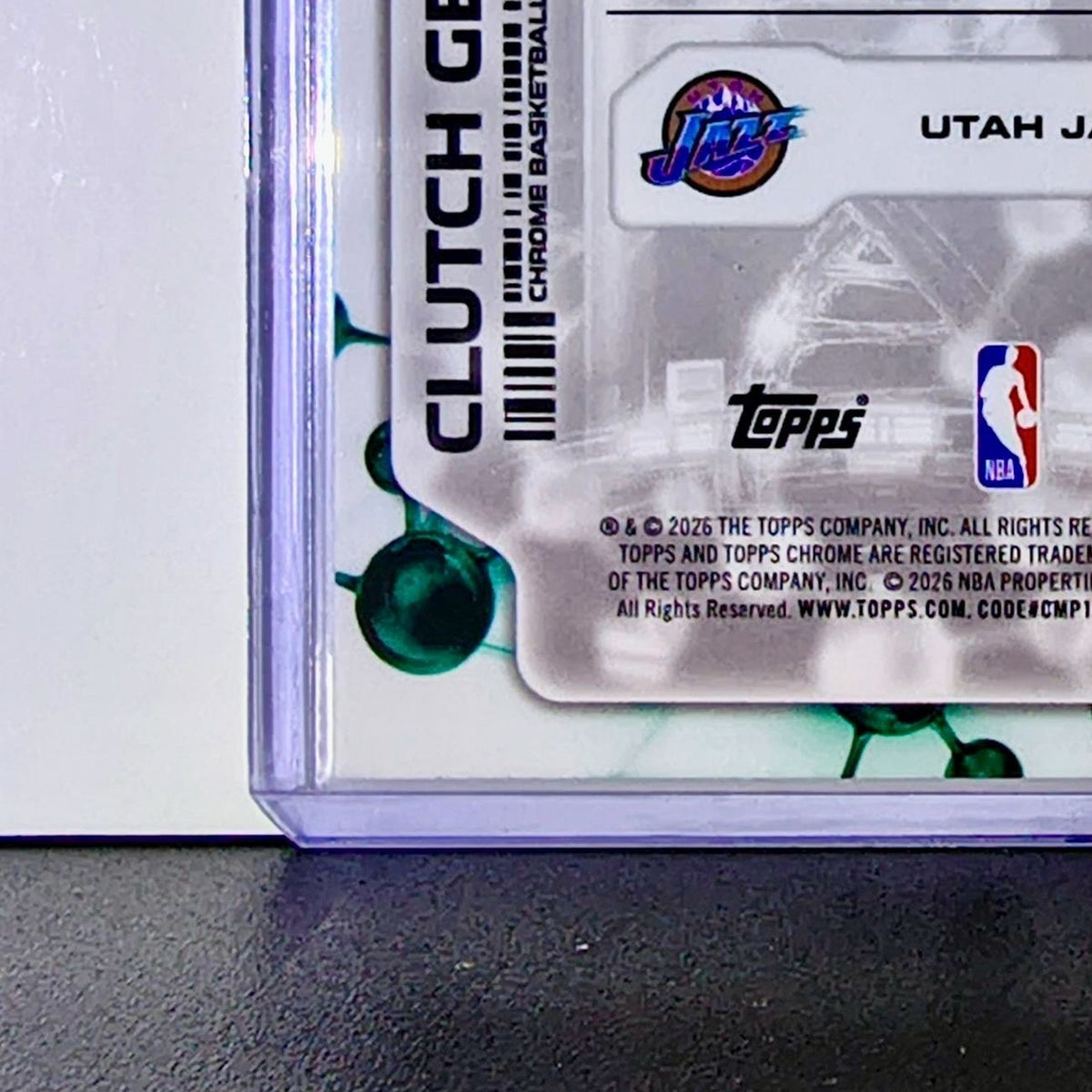 John Stockton 2025-26 NBA Topps Chrome Update Clutch Gene #CG-30 Card Utah Jazz