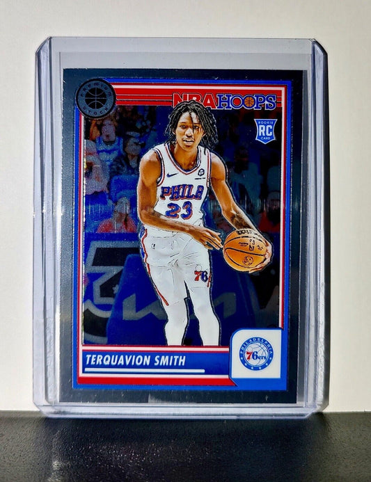 Terquavion Smith 2023-24 Panini Premium Stock NBA Hoops #50 Rookie Card 76ers