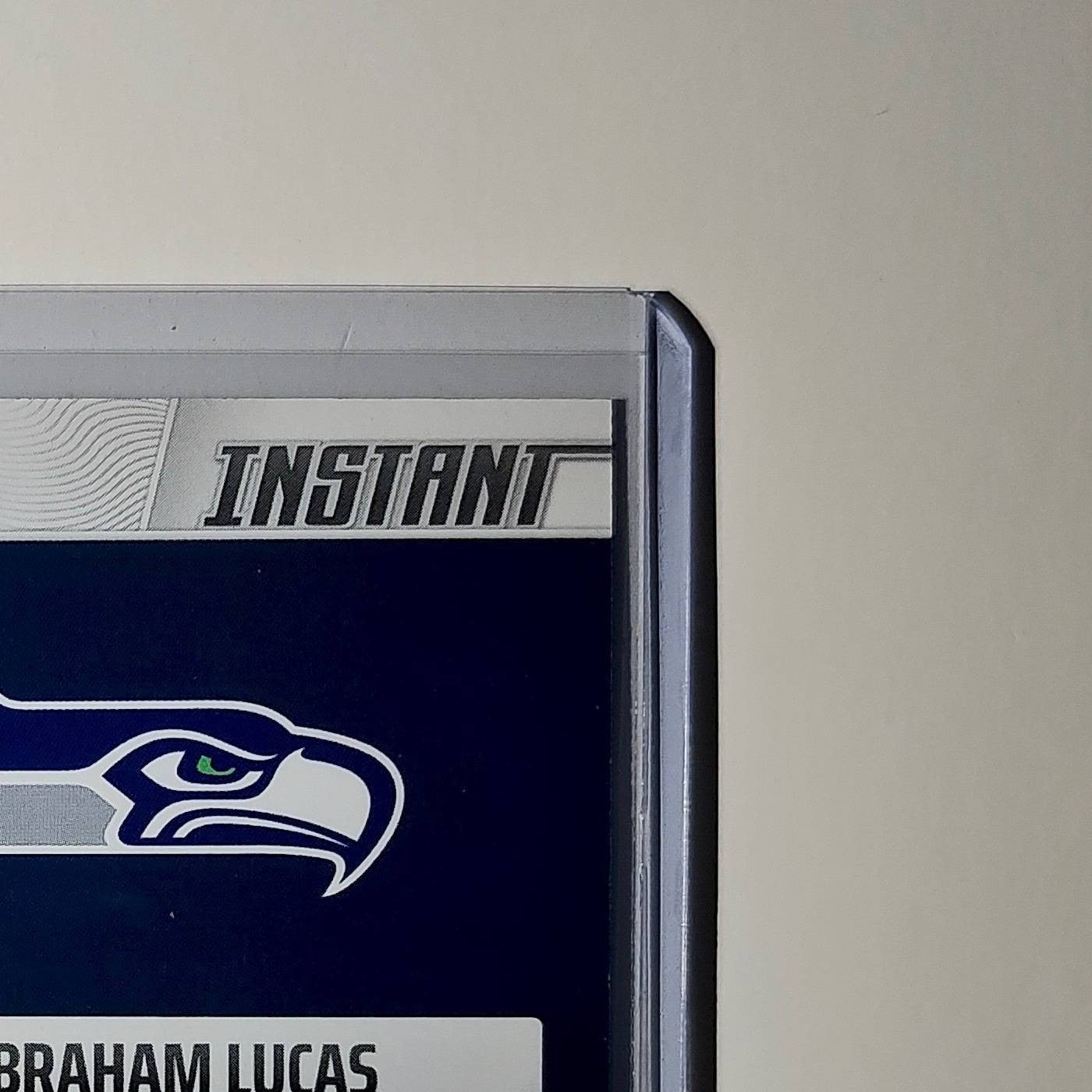Abraham Lucas 2026 Panini NFL Super Bowl LIX Champions #15 Card Seattle Seahawks