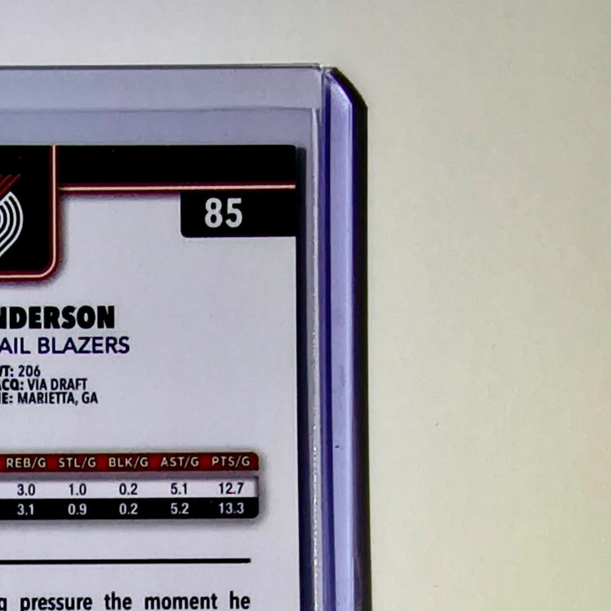 Scoot Henderson 2025-26 NBA Topps Chrome Update RayWave Refractor #85 Card
