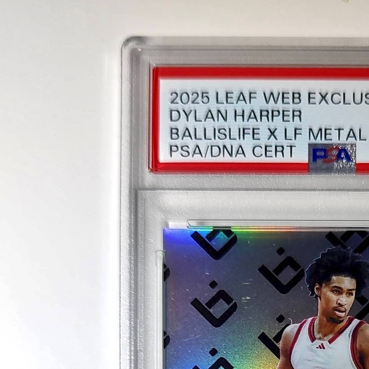 Dylan Harper 2025 Leaf Metal #BILA-DH1 Refractor PSA 9 Auto 10