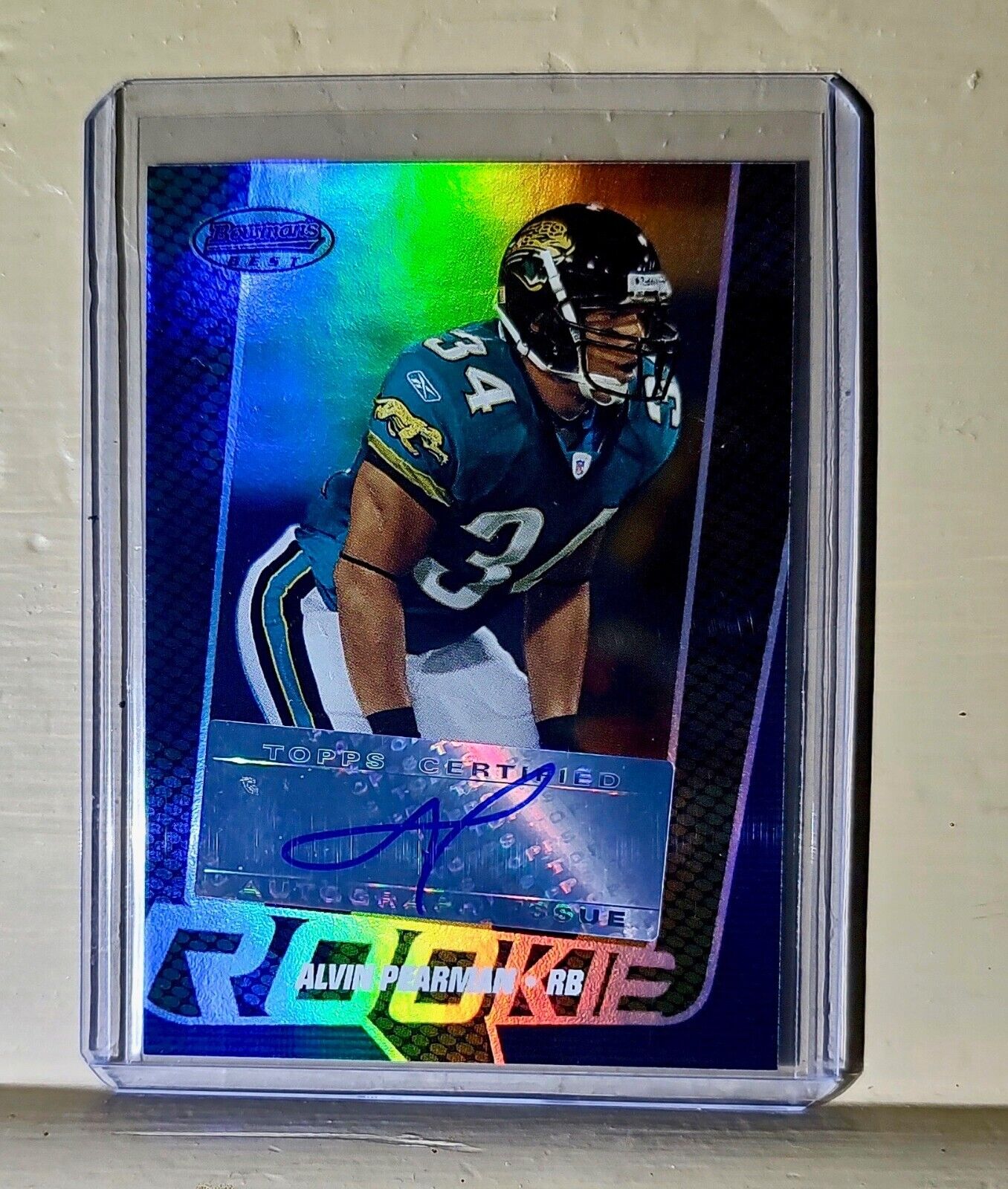 Alvin Pearman 2005 Topps Bowmans Best Autographed NFL #158 Card #885/999