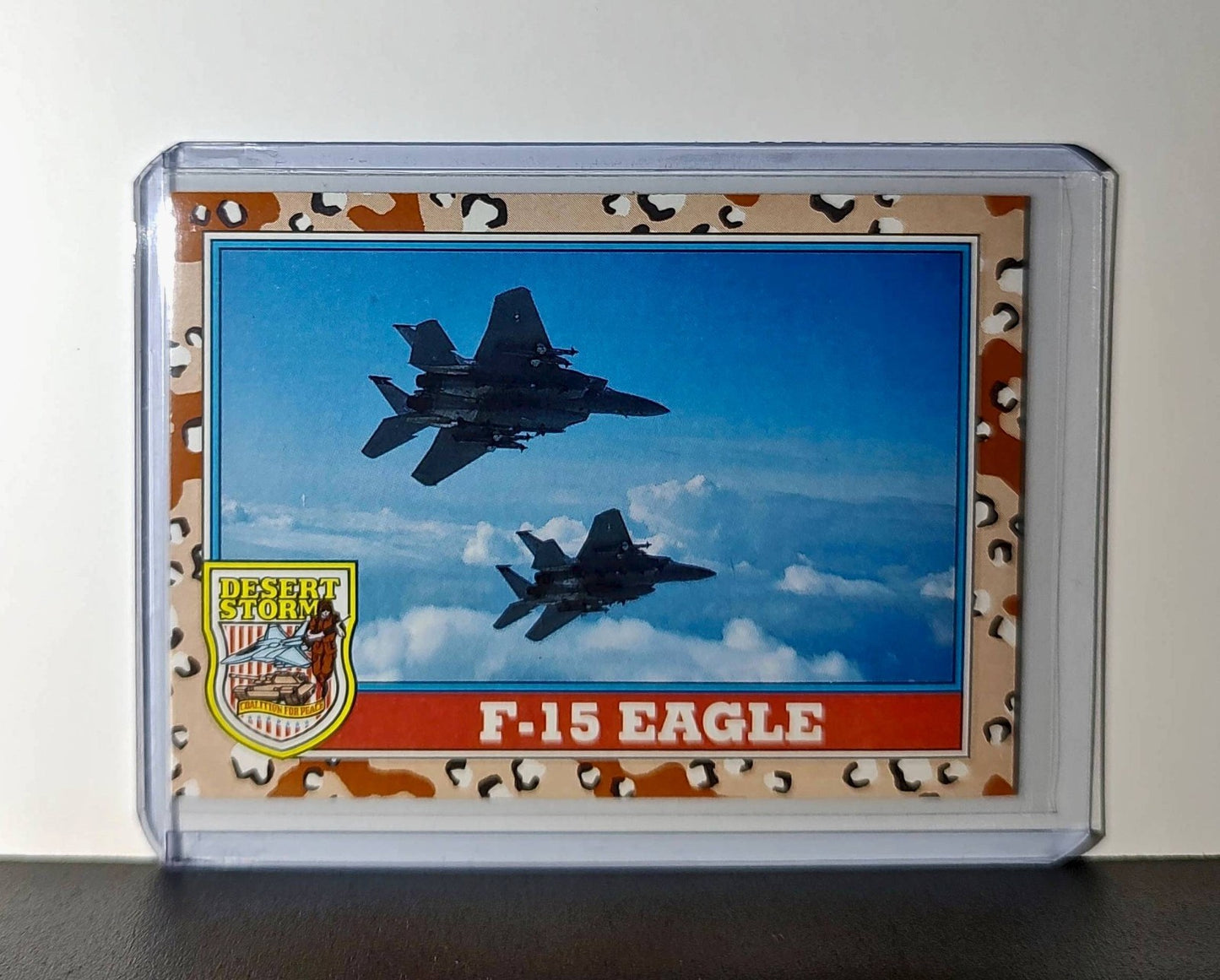 F-15 Eagle 1991 Topps Desert Storm #109 Card