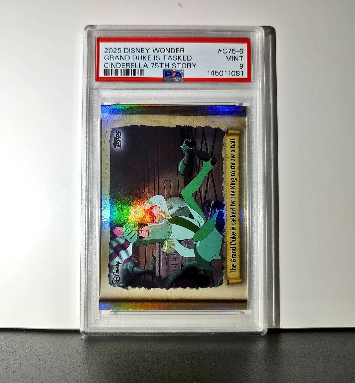 The Grand Duke is tasked to throw a ball 2025 Topps Disney #C75-6 PSA 9