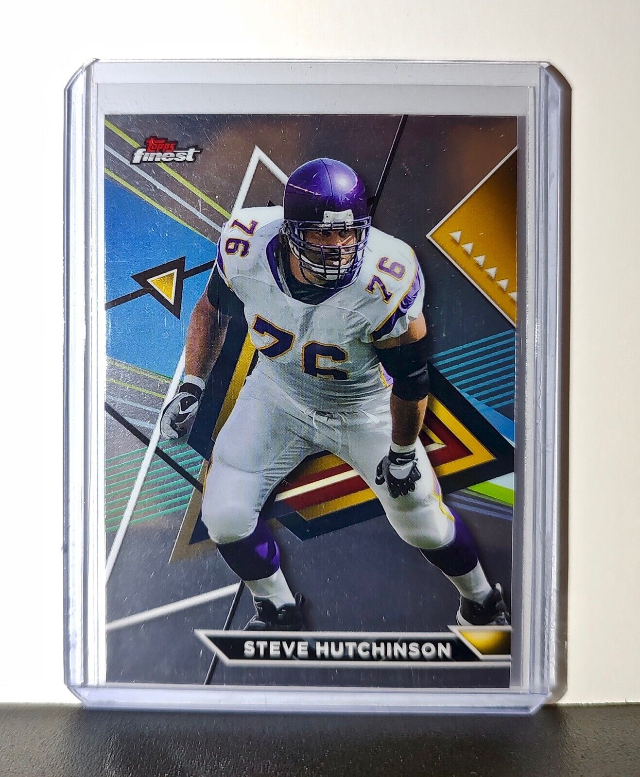 Steve Hutchinson 2023 Topps Finest NFL #212 Card Minnesota Vikings