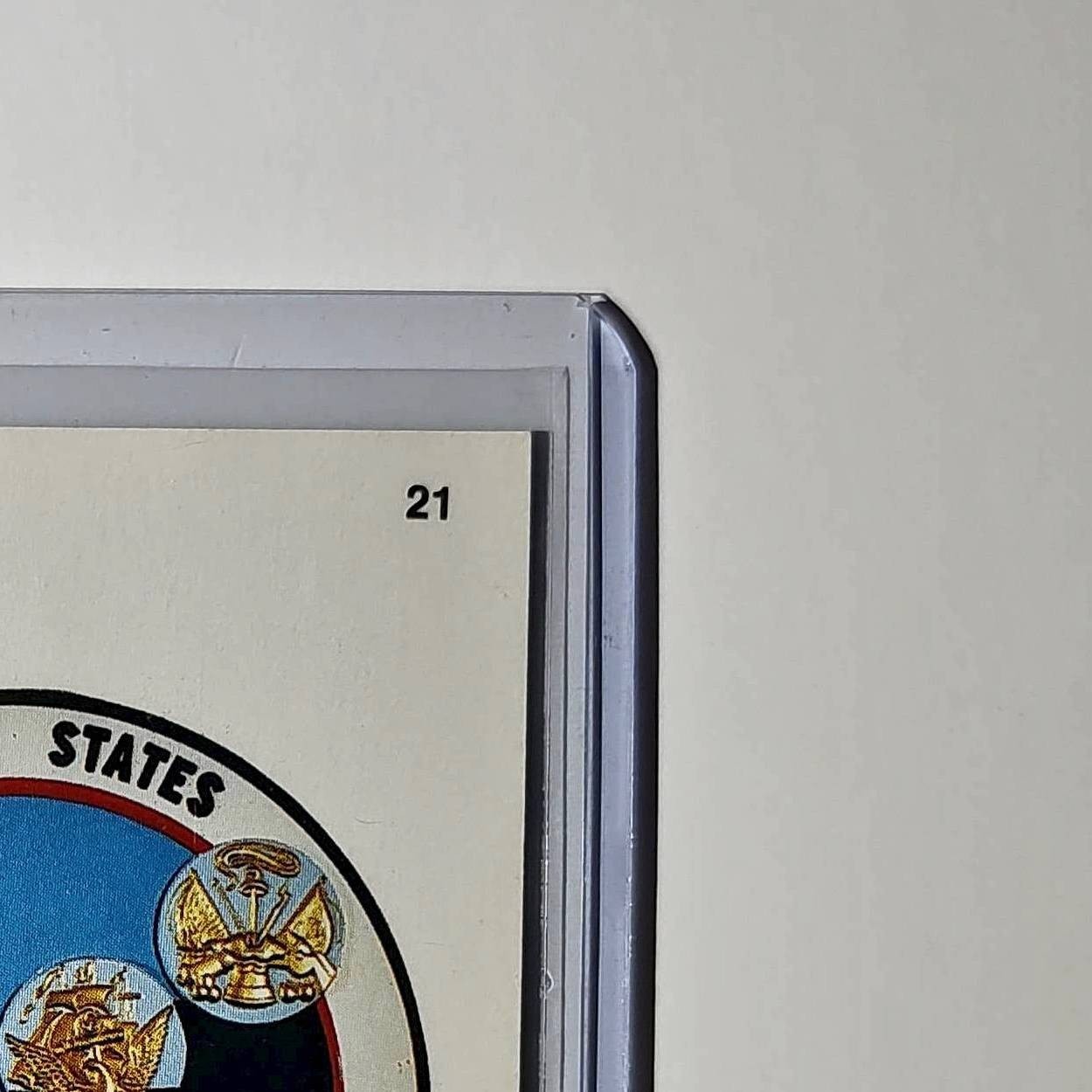 U.S. Central Command 1991 Topps Desert Storm #21 Sticker Card