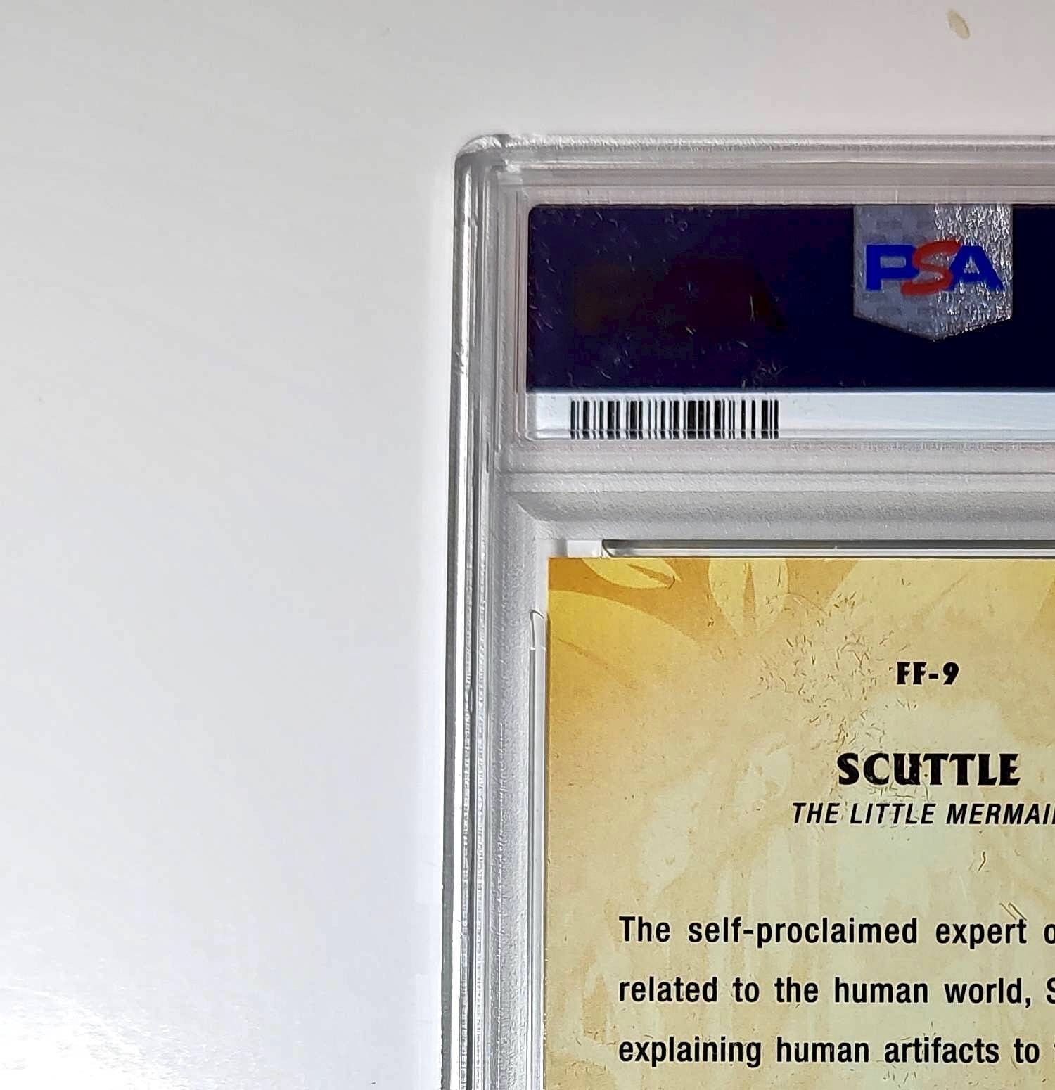 Scuttle 2025 Topps Disney #FF-9 Furry Friends Card The Little Mermaid PSA 9