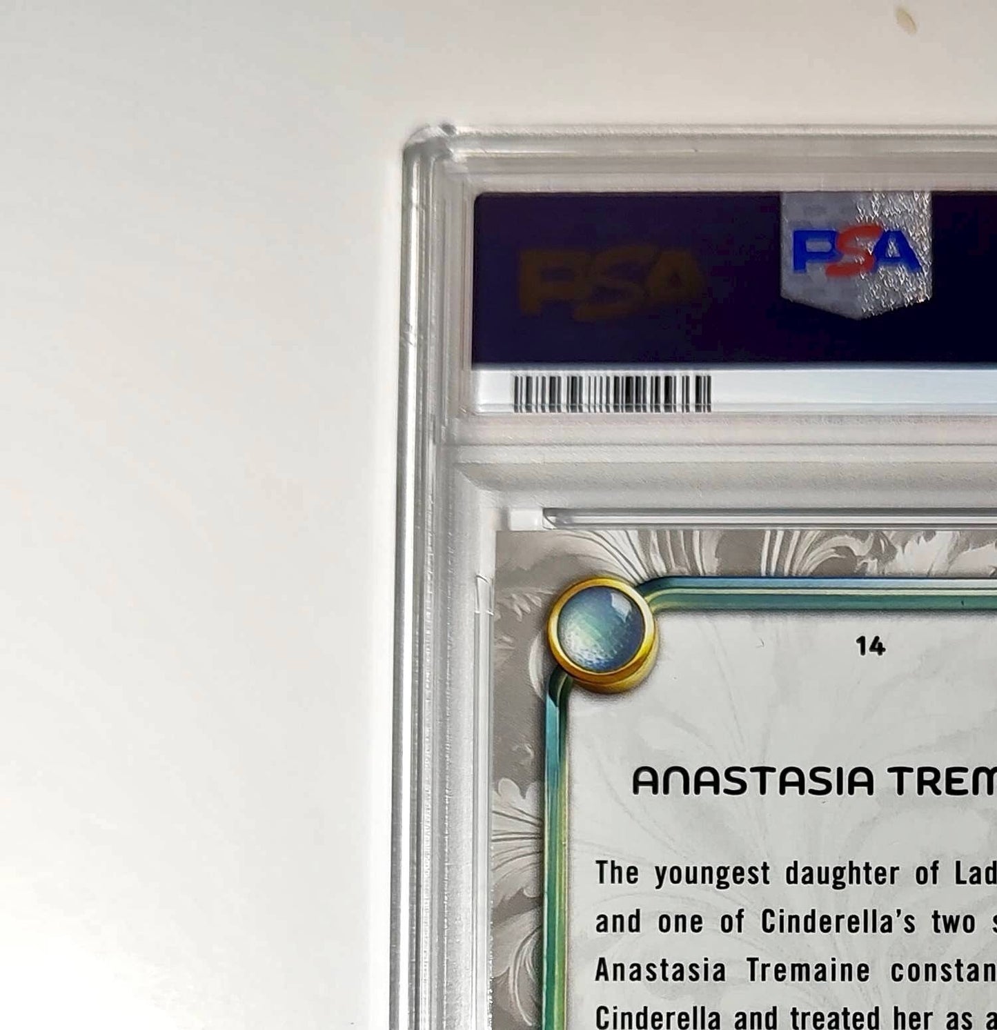 Anastasia Tremaine 2025 Topps Disney #14 Winter Variant Card Cinderella PSA 8