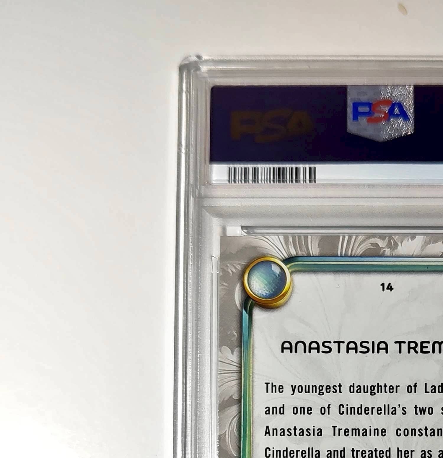 Anastasia Tremaine 2025 Topps Disney #14 Winter Variant Card Cinderella PSA 8