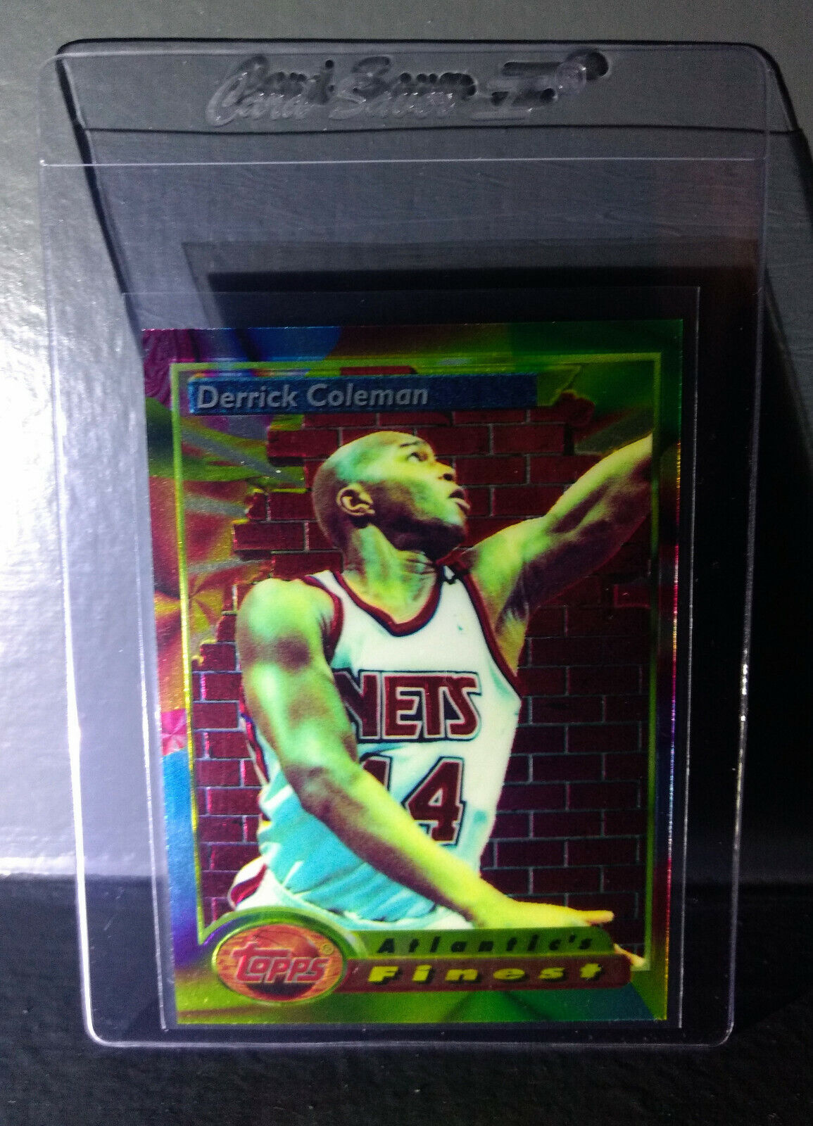 1993-94 Topps Finest Derrick Coleman #98 Atlantic's Finest Basketball Card