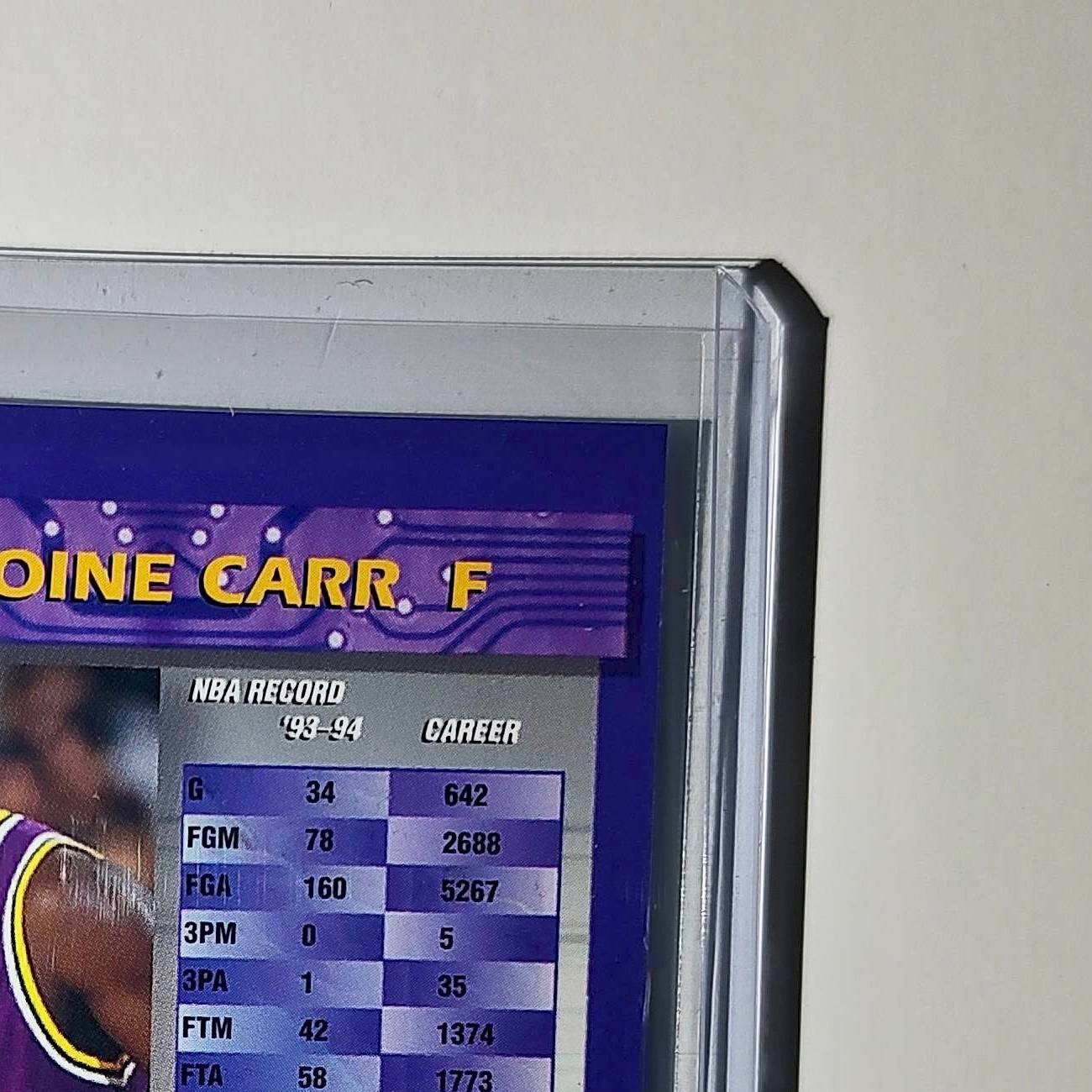 Antoine Carr 1994-95 Topps Finest #173 Basketball Card