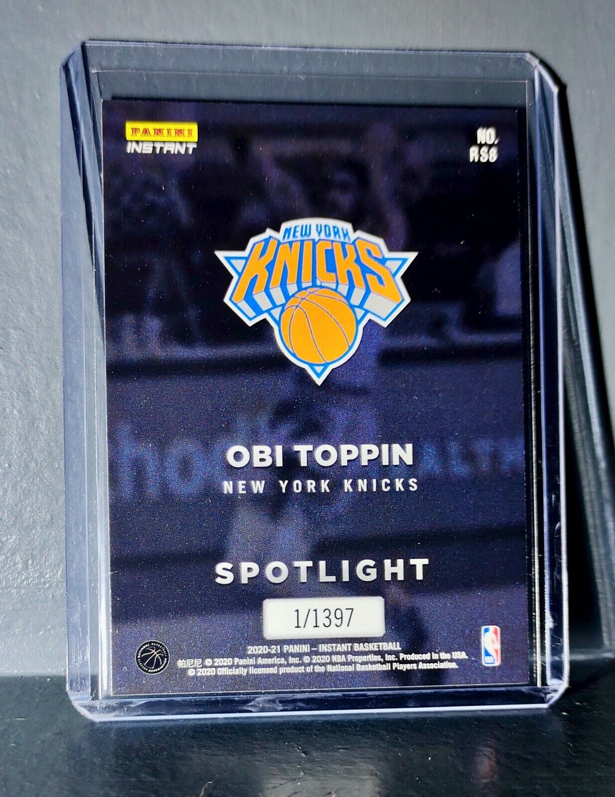 Obi Toppin Rookie Spotlight 2020-21 Panini NBA #8 Basketball Card 1 of 1397