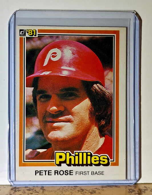 Pete Rose 1981 Donruss First Edition Collector Series MLB #371 Card Phillies