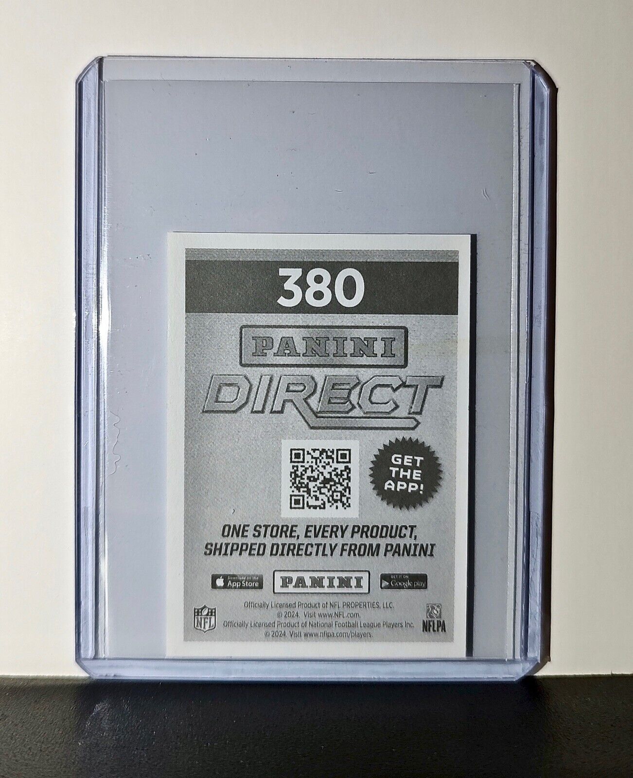 Jahmyr Gibbs 2024 Panini NFL Sticker #380 Detroit Lions